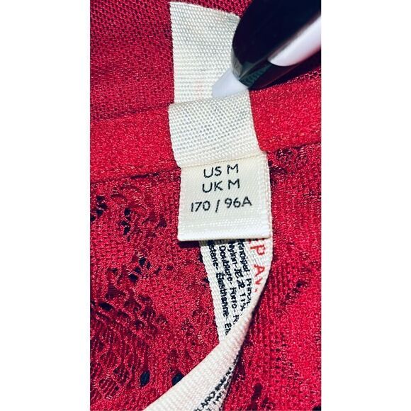 Intimately Free People Women's M Strapless Lace Bandeau Bralette Burgundy Red - Picture 8 of 12